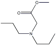 methyl 2-(dipropylamino)acetate Struktur