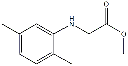 methyl 2-[(2,5-dimethylphenyl)amino]acetate Struktur