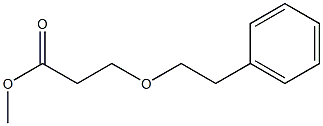 methyl 3-(2-phenylethoxy)propanoate Struktur