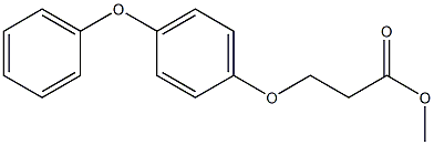 methyl 3-(4-phenoxyphenoxy)propanoate Struktur