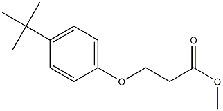 methyl 3-(4-tert-butylphenoxy)propanoate Struktur