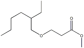 methyl 3-[(2-ethylhexyl)oxy]propanoate Struktur