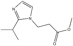 methyl 3-[2-(propan-2-yl)-1H-imidazol-1-yl]propanoate Struktur