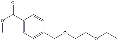 methyl 4-[(2-ethoxyethoxy)methyl]benzoate Struktur