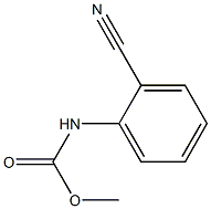 methyl N-(2-cyanophenyl)carbamate Struktur