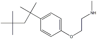 methyl({2-[4-(2,4,4-trimethylpentan-2-yl)phenoxy]ethyl})amine Struktur