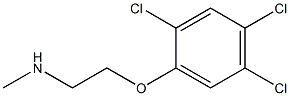 methyl[2-(2,4,5-trichlorophenoxy)ethyl]amine Struktur