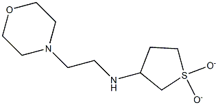 N-(1,1-dioxidotetrahydrothien-3-yl)-N-(2-morpholin-4-ylethyl)amine Struktur