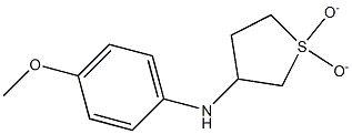 N-(1,1-dioxidotetrahydrothien-3-yl)-N-(4-methoxyphenyl)amine Struktur