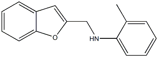 N-(1-benzofuran-2-ylmethyl)-2-methylaniline Struktur