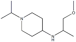 N-(1-methoxypropan-2-yl)-1-(propan-2-yl)piperidin-4-amine Struktur