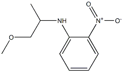 N-(1-methoxypropan-2-yl)-2-nitroaniline Struktur