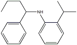 N-(1-phenylbutyl)-2-(propan-2-yl)aniline Struktur