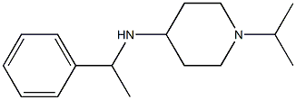 N-(1-phenylethyl)-1-(propan-2-yl)piperidin-4-amine Struktur