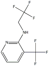 N-(2,2,2-trifluoroethyl)-3-(trifluoromethyl)pyridin-2-amine Struktur