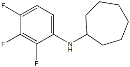 N-(2,3,4-trifluorophenyl)cycloheptanamine Struktur