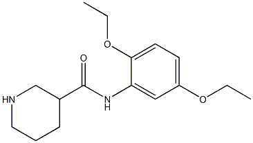 N-(2,5-diethoxyphenyl)piperidine-3-carboxamide Struktur