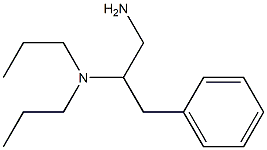 N-(2-amino-1-benzylethyl)-N,N-dipropylamine Struktur