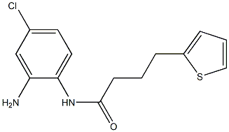 N-(2-amino-4-chlorophenyl)-4-(thiophen-2-yl)butanamide Struktur