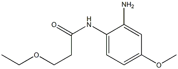 N-(2-amino-4-methoxyphenyl)-3-ethoxypropanamide Struktur