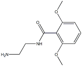 N-(2-aminoethyl)-2,6-dimethoxybenzamide Struktur