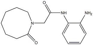 N-(2-aminophenyl)-2-(2-oxoazocan-1-yl)acetamide Struktur