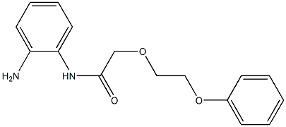 N-(2-aminophenyl)-2-(2-phenoxyethoxy)acetamide Struktur