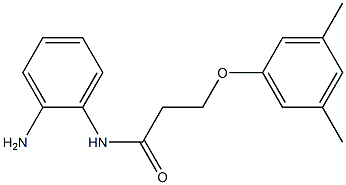 N-(2-aminophenyl)-3-(3,5-dimethylphenoxy)propanamide Struktur