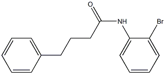 N-(2-bromophenyl)-4-phenylbutanamide Struktur