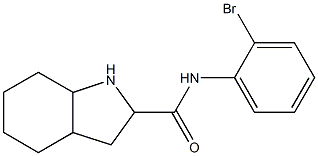 N-(2-bromophenyl)octahydro-1H-indole-2-carboxamide Struktur