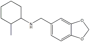 N-(2H-1,3-benzodioxol-5-ylmethyl)-2-methylcyclohexan-1-amine Struktur