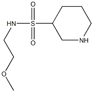 N-(2-methoxyethyl)piperidine-3-sulfonamide Struktur