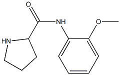 N-(2-methoxyphenyl)pyrrolidine-2-carboxamide Struktur