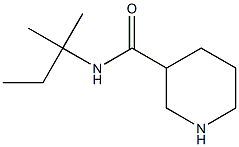 N-(2-methylbutan-2-yl)piperidine-3-carboxamide Struktur