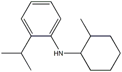 N-(2-methylcyclohexyl)-2-(propan-2-yl)aniline Struktur