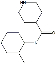 N-(2-methylcyclohexyl)piperidine-4-carboxamide Struktur