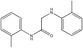 N-(2-methylphenyl)-2-[(2-methylphenyl)amino]acetamide Struktur