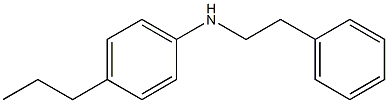 N-(2-phenylethyl)-4-propylaniline Struktur