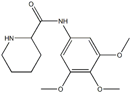 N-(3,4,5-trimethoxyphenyl)piperidine-2-carboxamide Struktur