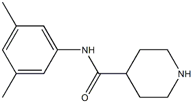 N-(3,5-dimethylphenyl)piperidine-4-carboxamide Struktur