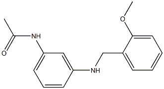 N-(3-{[(2-methoxyphenyl)methyl]amino}phenyl)acetamide Struktur