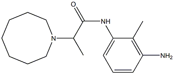 N-(3-amino-2-methylphenyl)-2-(azocan-1-yl)propanamide Struktur