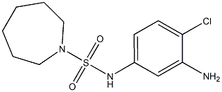 N-(3-amino-4-chlorophenyl)azepane-1-sulfonamide Struktur