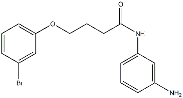 N-(3-aminophenyl)-4-(3-bromophenoxy)butanamide Struktur