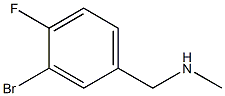 N-(3-bromo-4-fluorobenzyl)-N-methylamine Struktur