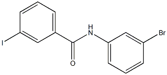 N-(3-bromophenyl)-3-iodobenzamide Struktur