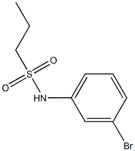 N-(3-bromophenyl)propane-1-sulfonamide Struktur