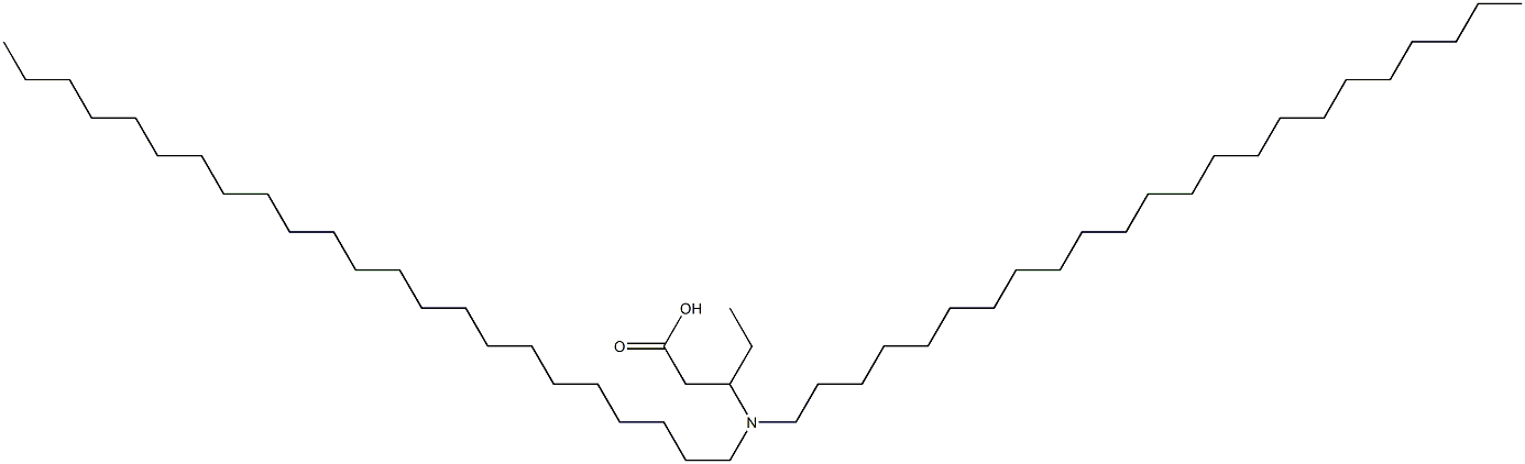 3-(Ditricosylamino)valeric acid Struktur