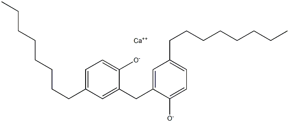 Calcium 2,2'-methylenebis(4-octylphenoxide) Struktur