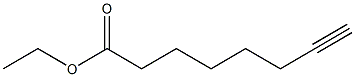 7-Octynoic acid ethyl ester Struktur